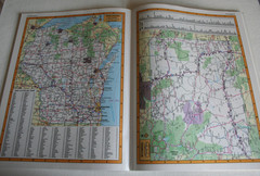 1998 AAA ROAD ATLAS USA Canada Mexico 8 1/2 x 11 – VGUC