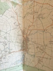 1988 Ordnance Survey Pathfinder Map 1001 SP 85/95 Olney (incl Harrold )