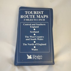 UK Tourist Route Maps Readers Digest – 5 miles to 1 inch