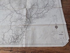 NRMA Lower North Coast District, Vintage paper folded map 1976