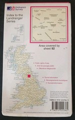 Ordnance Survey Set Of Seven Maps