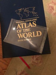 National Graphic Atlas Of The World 6th Edition Massive 19” X 12”