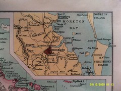 Antique Map. QUEENSLAND and BRITISH NEW GUINEA. Pub’d Bartholomew. c1909. VG.