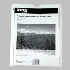 USGS Geologic Map Of Mt Mazama & Crater Lake Oregon 2008 Used Ships Quickly
