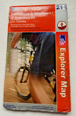 Ordnance Survey Map – Explorer – Llanidloes & Newtown – 2005 – Double Sided.