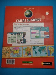 ATLAS NATHAN 2008 LATLAS DU MONDE BOOK MAPS TOUTES LES CARTES INDISPENSABLES