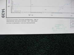 Lot of 3 Canadian Hydrographic Service Charts Summerland Group to Charity Shoal