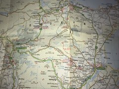 Vintage RAC Map Lancs North Wales 1987