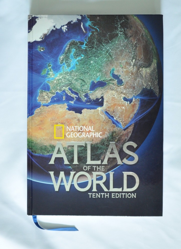 EUC National Geographic Atlas of the World Tenth Edition Hardcover 18.5″ x 12.5″