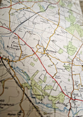 FAKENHAM – 1954 Ordnance Survey One Inch Map 125 North Norfolk – Wells, Holt etc