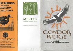 TRAVEL GUIDES. GALVESTON TEXAS, SAN DIEGO, MERCER GARDENS TEXAS VGC