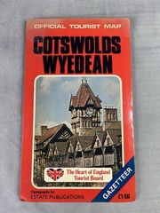 Cotswolds Wyedean – Vintage Official Tourist Map 8 – Road Map and Gazetteer