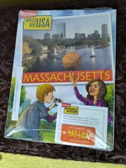 Highlights Which Way USA? Massachusetts Puzzle Book With Map