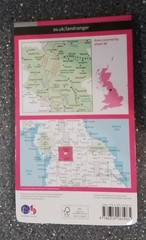 OS – Ordanance Survey Landranger Map No 98 – Wensleydale & Upper Wharfdale.