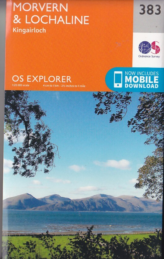 Ordnance Survey Explorer Map 1:25,000 383 Morvern & Lochaline (CURRENT)
