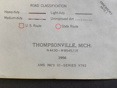10 MI Geological Survey maps TRAVERSE CITY, EMPIRE, FRANKFORT, MANISTEE, MESICK