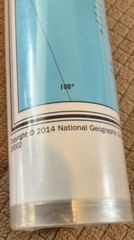 NATIONAL GEOGRAPHIC: AUSTRALIA CLASSIC LAMINATED WALL MAP 30.25”x27.25” 2014