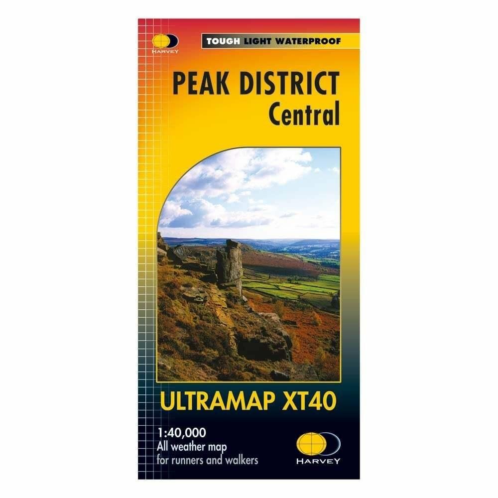 Pocket Size Map Peak District Central Mini XT40 Waterproof For Walkers Runners
