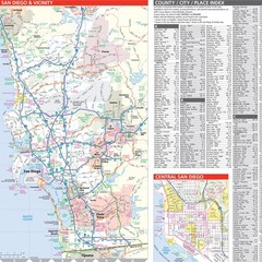 Rand McNally Easy to Read: California State Map 36″ X 45″, Multicolor
