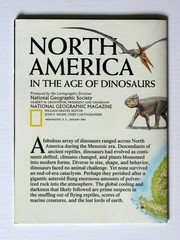 North America in the Age of the Dinosaurs, National Geographic Map, 1993 Issue