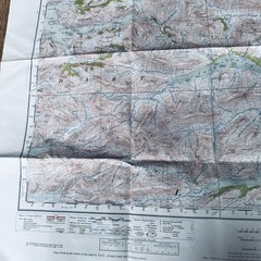 GLEN SHIEL & GLEN GARRY Ordnance Survey One Inch Sheet 41 Popular Edition 1947