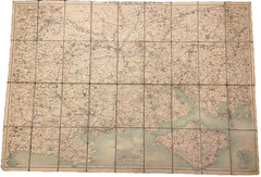 Half inch Cycling road map of England and Wales – OS, South Coast