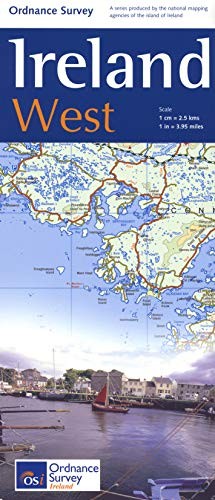 The Ireland Holiday Map – West (Iri… by Ordnance Survey Irel Sheet map, folded