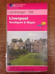 Liverpool, Southport And Wigan: Landranger 108: Ordnance Survey Map