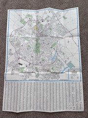 Lexington Kentucky Map Set – AAA 1988 + Visitors Guide – 2 Vintage Road Maps