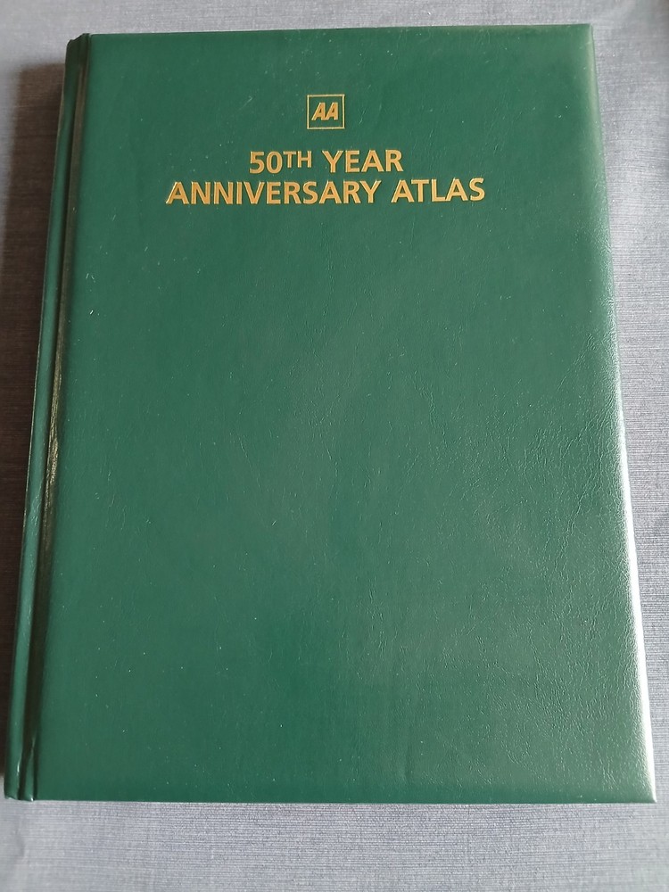 AA 50TH YEAR ANNIVERSARY ATLAS IN VERY GOOD CONDITION