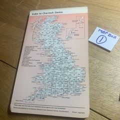 OS Ordnance Survey One Inch Map, Brecon, sheet 141