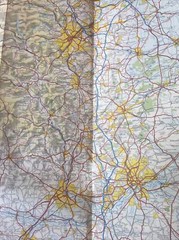 1978 Ordnance Survey Routemaster Map 6 East Midlands And Yorkshire (inc Norfolk