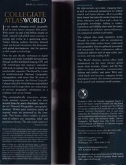 National Geographic COLLEGIATE ATLAS OF THE WORLD (2006) h/c + DJ