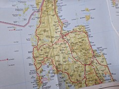 Vintage Bartholomew’s World Travel Map Thailand, Scale 1:1 500 000, 1987