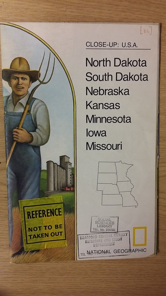 Close Up USA: Midwest: National Geographic Map