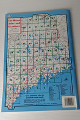 1994 Maine DeLorme Atlas and Gazetteer 11″ x 15.5″ Topo Maps Road Guide