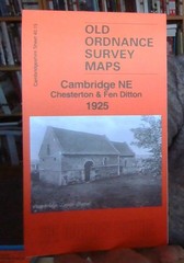 MAP OF CAMBRIDGE NE CHESTERTON & FEN DITTON 1925 CAMBRIDGESHIRE SHEET 40.15 NEW
