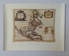 Lot of (5) Salvat Mexicana 1984 Map Prints – Mexico / New World Maps – 21″ x 16″