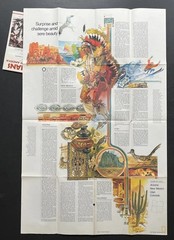 Vintage National Geographic America map bundle south illinois ohio federal utah