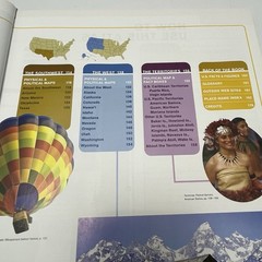 National Geo. United States & World Atlas for Young Explorers Kids- Jacket Flaws