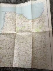 1961 Ordnance Survey One Inch Seventh Series Map 174 Bude (incl Boscastle)