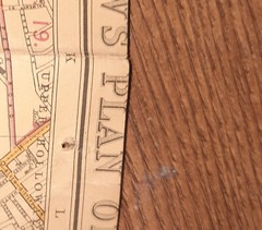 Bartholomew’s Plan of London Central Area Coloured w/ Index to Streets c. 1908