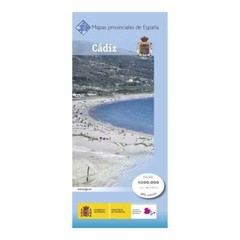 Spain Provincial Map: Cadiz driving topographic 1:200K