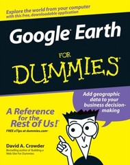 Crowder – Google Earth For Dummies – New paperback or softback – X555z
