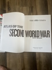 Times Atlas Second World War John Keegan WWII Maps Military History