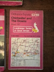 10 x Ordnance Survey Landranger Maps England Various Areas Bundle Job Lot