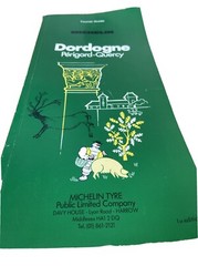 MICHELIN TOURIST GUIDE TO DORDOGNE PERIGORD-QUERCY 1st EDITION1987