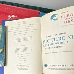 The Golden Book Picture Atlas of the World 6-Volume Set by Golden Press 1960