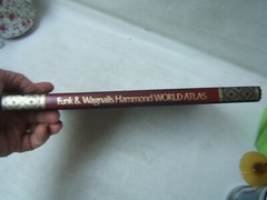 Funk & Wagnalls Hammond World Atlas 1988 in Color Clean copy