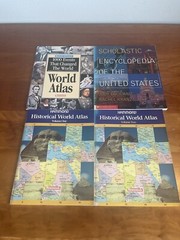 Hammond Historical World Atlas – 2 volume set, U.S. Encyclopedia, 1000 Events
